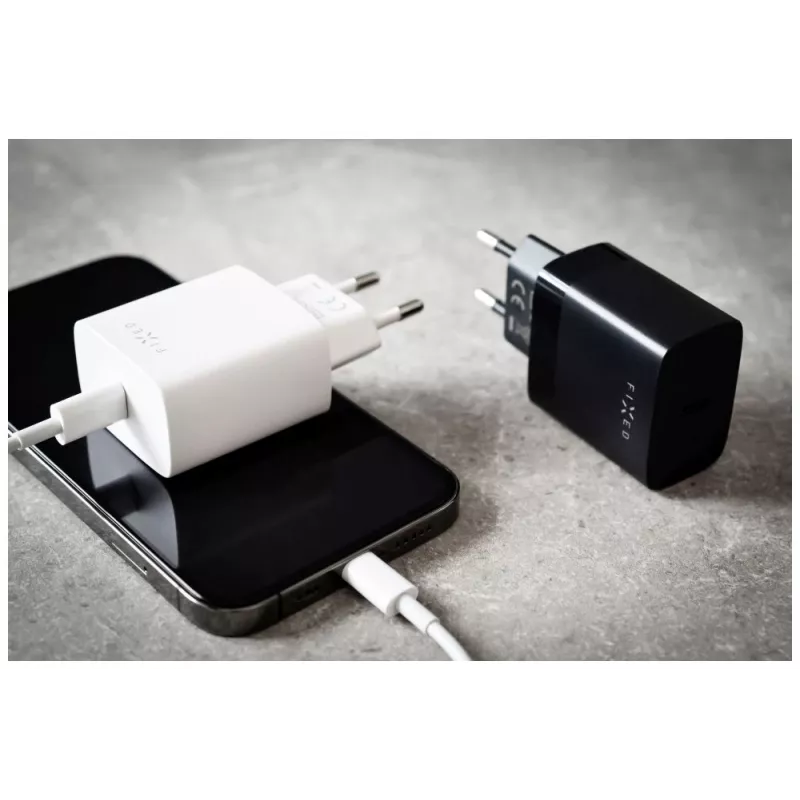 Carregador de viagem FIXED FIXC20N-C-WH 20W USB-C adaptador de corrente compacto