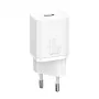Baseus CCSUP-J02 carregador de dispositivo móvel universal branco AC carregamento rápido