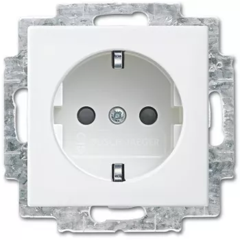 Tomada Busch-Jaeger Type F 2P+E 16 A 250 V Branco