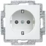 Tomada Busch-Jaeger tipo F 2P+E 16 A 250 V Branco