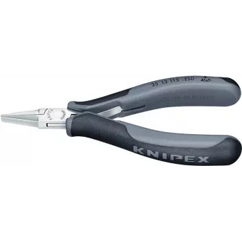 Knipex alicate eletrónica comprimento total 115 mm ESD mandíbulas planas largas polidas espelhadas forma 1