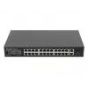 Switch não gerido LANBERG RSGE-24P-2GE-2S-360 com 24 portas Ethernet RJ-45