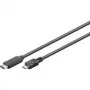 Cabo Wentronic Goobay USB 2.0 conector macho Micro (Type-B) > conector macho USB-C, 0,6 m - USB 2.0 HighSpeed (67992)