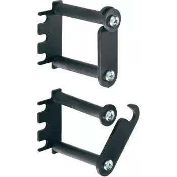 Guia de cabos Rittal DK - kit de gestão de cabos para rack (horizontal) - 1U - 48,3 cm (19) (7111.214)
