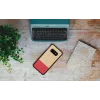 Capa para smartphone man and wood para Galaxy S10e – miss match preto, capa rígida protetora
