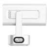 EXTRALINK SMART projetor CINEMA&KARAOKE IMS360 1920X1080P ANDROID 13 projetor para filmes, jogos e música COM 2 MICROFONES branco 300 lúmenes LCD