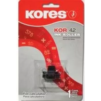 Rolo de fita para impressora Kores para Epson IR 40, preto, compatível com Casion 116ER/117ER/FR3100/FR3200/FR/1215, Sharp (G744S)