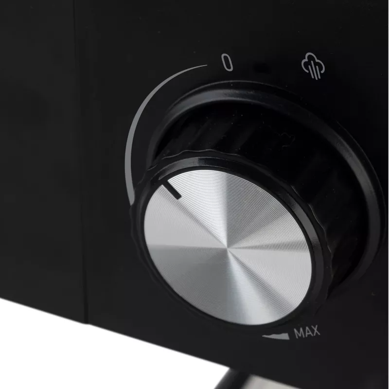 Jata JECA2525 máquina de café expresso, 20 bar, 850 W, depósito de água de 1,8 l, tubo de vapor, preta / aço inoxidável