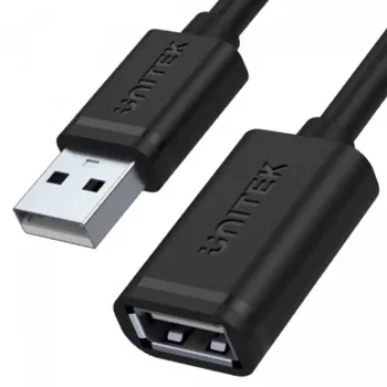 Cabo USB UNITEK Y-C447GBK 0,5 m USB 2.0 preto