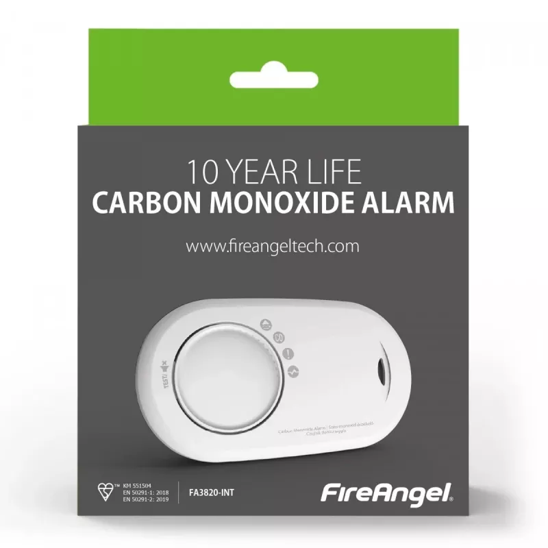 Detetor de monóxido de carbono Fire Angel FA3820-INT