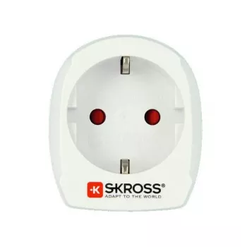 SKROSS Europa para EUA - Kit de adaptadores de tomada - ficha europeia, CEI 23-16/VII / CEE 7/3 (SCHUKO)