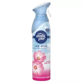 Spray de ambiente AMBIPUR Flowers & Spring 185 ml – aroma de ambiente em aerossol