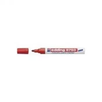 Marcador Edding 8750-2 ponta figurada vermelho