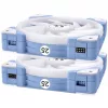 Ventoinhas para caixa Thermaltake SWAFAN EX14 ARGB 140mm pack de 3 - azul-hortênsia