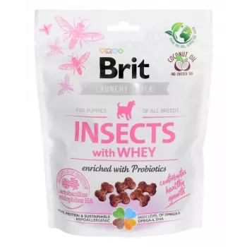 BRIT Care Crunchy Snack Puppy Insects – guloseimas para cães – 200 g