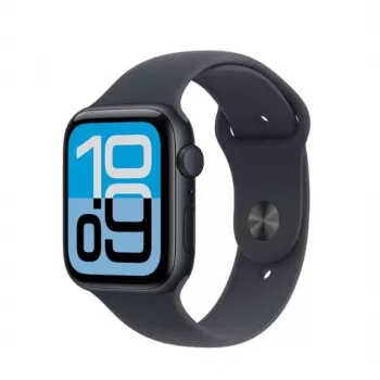 Watch SE 3 GPS+Cellular 44mm caixa de alumínio Mitternacht com bracelete desportiva Mitternacht M/L
