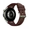 Huawei Watch 5 46 mm 55020EVY smartwatch, AMOLED de 1,5 polegadas 466x466, GPS, NFC, 4G LTE, titânio, prateado/castanho