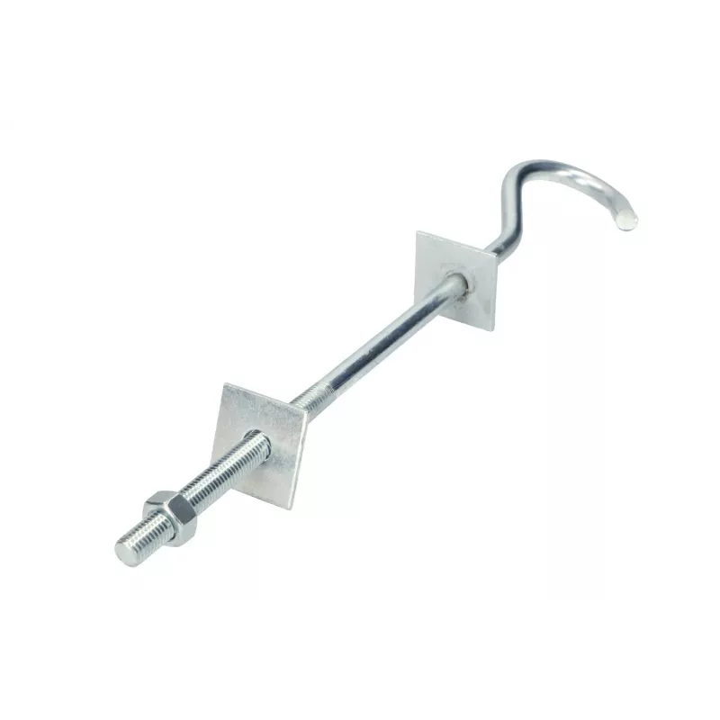 Gancho para cabo Extralink Hook para abraçadeira de suspensão 12/230mm M12 prateado