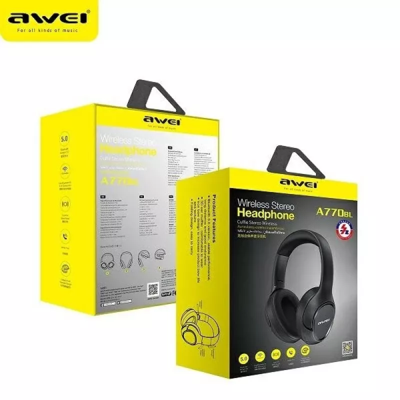 Auscultadores Bluetooth Awei A770BL