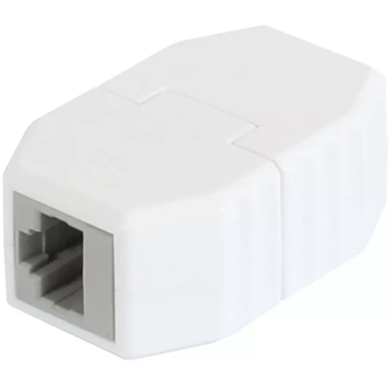 Acoplador RJ45 ALLNET TP-TP CAT6A 8 pinos magnético compatível com PoE 10G
