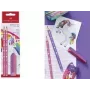 Conjunto de lápis de madeira Faber-Castell Einhorn HB rosa — 1 conjunto