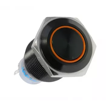 Peça para caixa de computador Lamptron LAMP-SW1616L-H — aço preto, diâmetro 1,9 cm