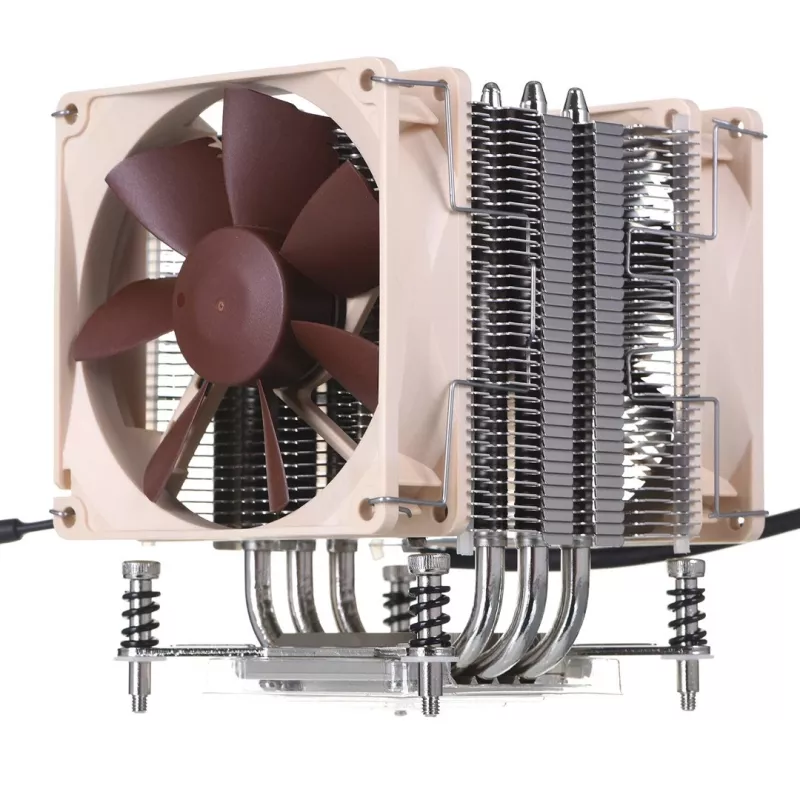 Dissipador de CPU Noctua NH-U9DX i4, dissipador de alumínio com duas ventoinhas de 92 mm, altura 125 mm, para LGA 2011-v3