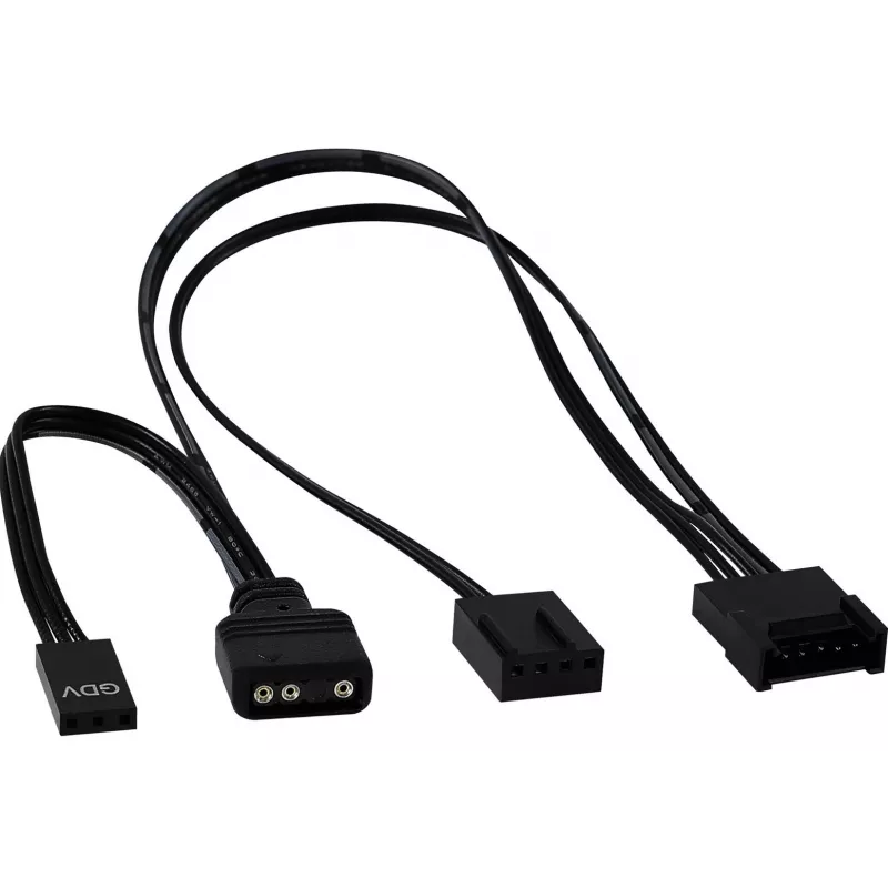 Ventoinha para caixa AEROCOOL Saturn 12F ARGB de 120 mm, 120x25 mm, 12 V, PWM, 1000 rpm, 35,8 CFM, 19,6 dB