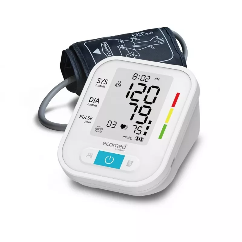 Ecomed BU-95E Medidor de Tensão de Braço Automático 1 Utilizador