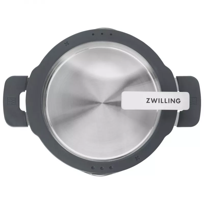 ZWILLING conjunto de panelas em aço inoxidável SIMPLIFY 5 peças – adequado para máquina de lavar louça e forno, tampa de vidro, adequado para placas cerâmicas