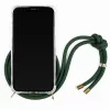 Colar para telefone Lookabe loo014 para iPhone XR – capa protetora dourada e verde com fita