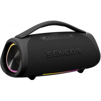 Sencor Resonex Mega coluna Bluetooth portátil, 190 W, IPX7, TWS, LED