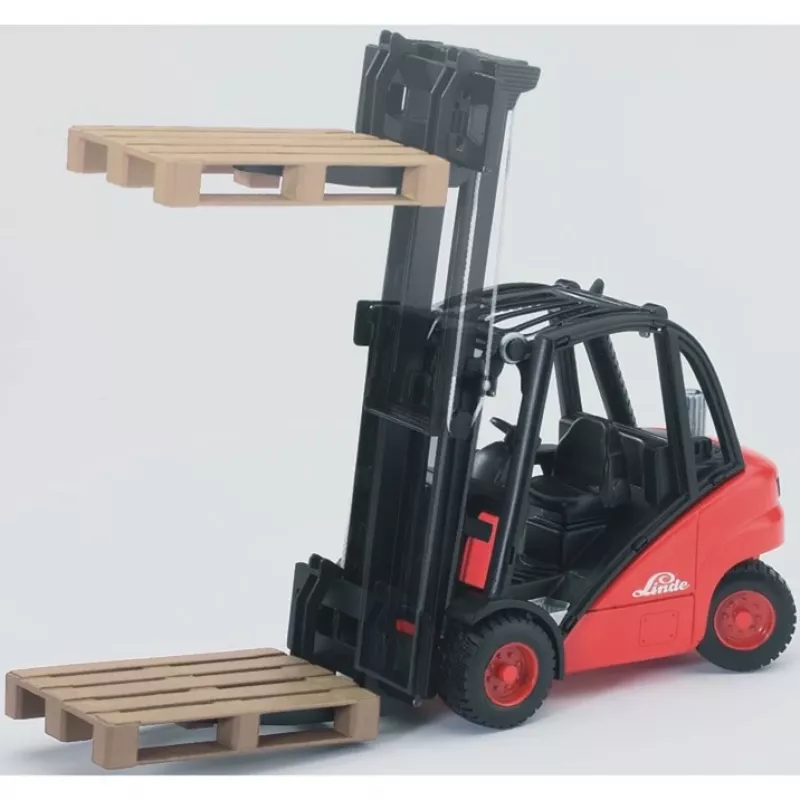 Empilhador Bruder Linde H30D com 2 paletes