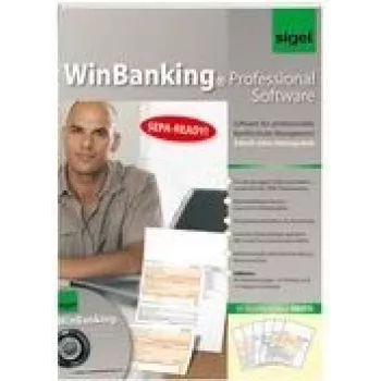 Software bancário sigel WinBanking-Professional SW235 para preencher formulários bancários e pagamentos