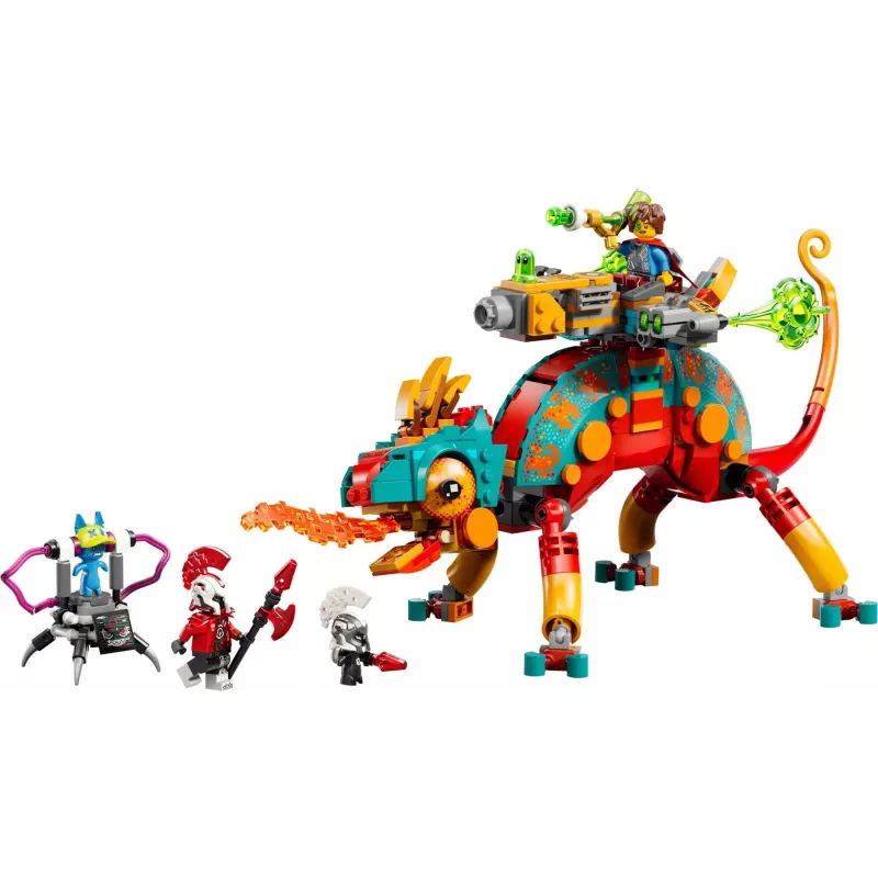 Brinquedo de construção LEGO 71492 Dreamzz Conjunto de brincar Camaleão de Fogo do Mateo, modelo de blocos para construção imaginativa