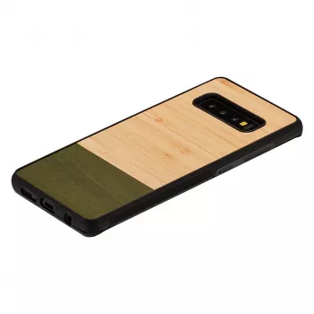 Capa para smartphone Man and Wood para Samsung Galaxy S10 Plus — Bamboo Forest preto