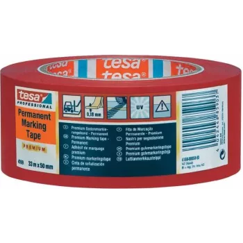 Fita adesiva Tesa 4169-55-93, preta, 50 mm × 33 m