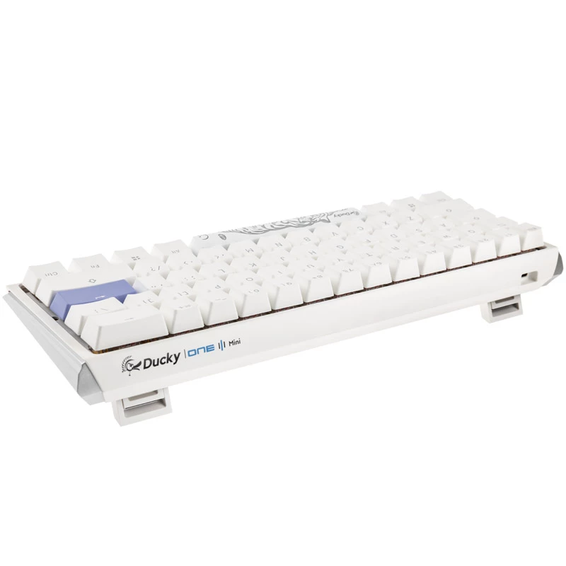 Teclado gaming Ducky One 3 Classic Pure branco Mini, RGB-LED - MX-Red (US) (DKON2161ST-RUSPDPWWWSC1)