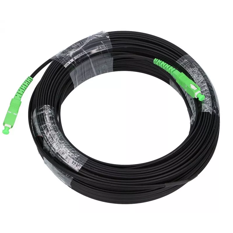Cabo de fibra ótica Extralink EX.19348 15 m SC–SC FTTH G.657.A2 preto/verde