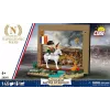 Conjunto de construção Cobi Napoleão Batalha de Moscovo 145 peças maquete histórica diorama