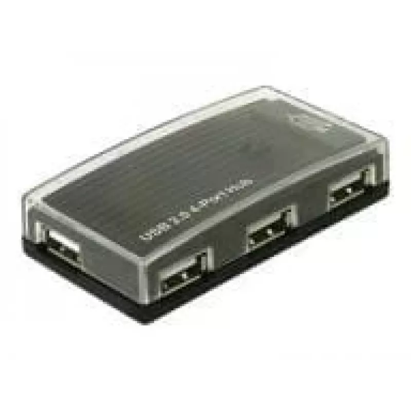 Hub USB DeLOCK 4 portas externo USB 2.0 480 Mbit/s