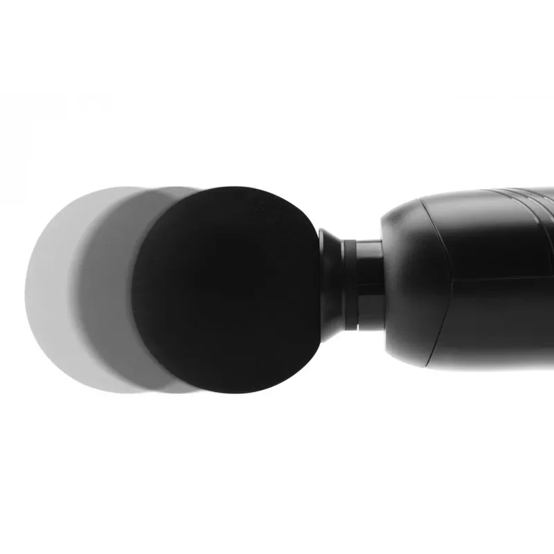 Mini pistola de massagem de percussão ETA ETA166090000 — massajador compacto e prático, 5 níveis de potência, preto