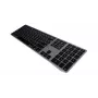 Teclado sem fios Mac alumínio cinzento sideral