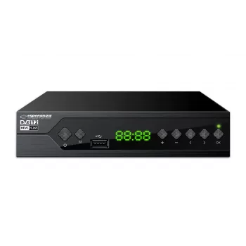 Esperanza EV107R Recetor de TV por cabo preto