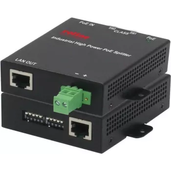 ROLINE 21.13.1173 - Gigabit Ethernet - 10,100,1000 Mbit/s - IEEE 802.3af,IEEE 802.3at - Cat5,Cat6 - preto - sobrecarga - sobreaquecimento - curto-circuito - subtensão (21.13.1173)