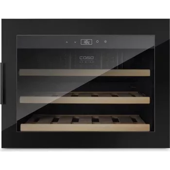 Caso WineSafe 18 EB preto garrafeira com compressor 18 garrafa(s)