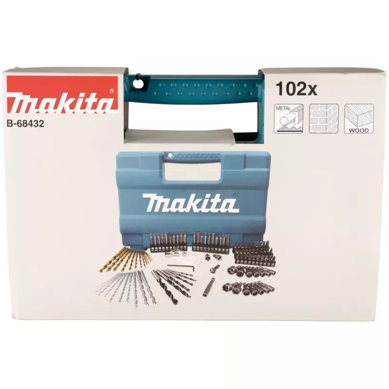 Conjunto de brocas e pontas B-68432 (102 peças)