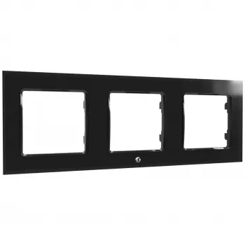 Shelly Wall Frame 3 (WF3) moldura tripla, preto