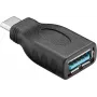 Adaptador USB 3.0 SuperSpeed, preto – ficha USB-C > conector fêmea USB 3.0 (tipo A)