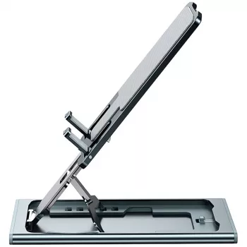 Suporte passivo Inter-Tech MTS-105 para telemóvel smartphone tablet UMPC cinzento